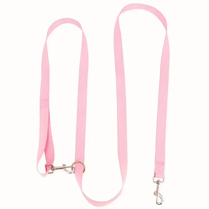 2.5cm Nylon Hand Free Dogs Leash Walking Training Lead Police Style Control Dog Lead Leash Small Dog Chain Safety Pet Leashes