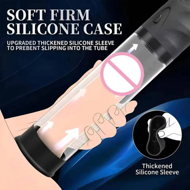Electric Penis Pump Vacuum Pump Enlargement Extend Pump Enhanced Penis Male Masturbator Penis Pumps Sex Toys For Men Erections