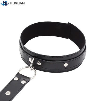 1PCS Neck To Wrist Restraints Kit Sexy Women Fetish Behind Back Handcuffs Collar Adjustable Bondage Set Couple Sex Game Tool
