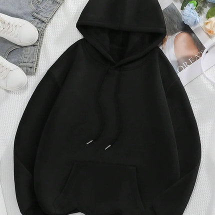 New York Dream City Printed Hoodies Casual Fashion Women Pullover Fleece Warm Pocket Sweatshirt Sporty Oversize Street Clothes