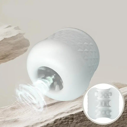 1Pcs Male Pocket Stroker Cup Portable Soft Silicone Masturbator With Inner Nipple Granule Texture Discreet Personal Pleasure Toy