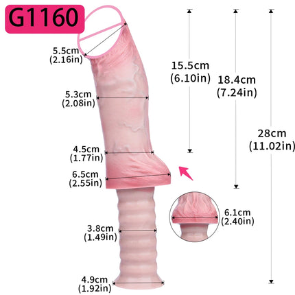SXXY Soft Double Layer Dildo With Handle Silicone Skin Touch Handle Butt Plug Long Male Female Masturbator Sex Toys Sexshop