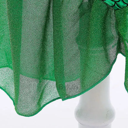 Fancy The Little Mermaid Costume Princess Ariel Mermaid Costume for Girls Ariel Carnival Halloween Costumes Party Dress Clothes
