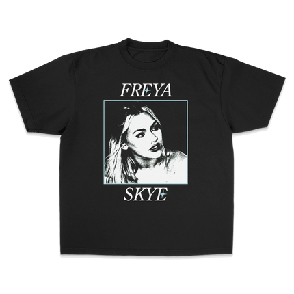 Fashion Y2K Hip Pop Tops Freya Skye Hip Hop Retro Print Cotton T-shirt Casual Loose Top Sports Street Wear Unisex Fans Gift