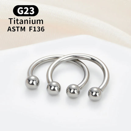 10/50PCS G23 Titanium Piercing Labret Lip Studs 16G CZ Internally Threaded Nose Septum Ring Eyebrow Tragus Cartilage Jewelry