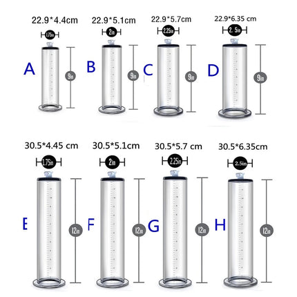 Male Penis Enlarger Vacuum Pump Accessories Vacuum Penis Enlargement Device Masturbation Flange Pump Penis Cylinder Set Sex Toys