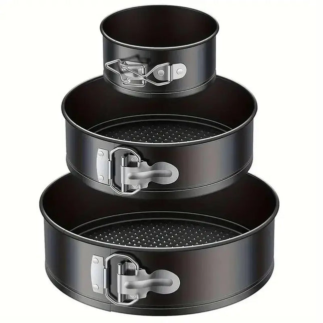 Springform Pan, Nonstick Leakproof 3pcs (4"/7"/9") Round Cake Home Baking, Cheesecake Mold, Springform Design, Nonstick Coating,