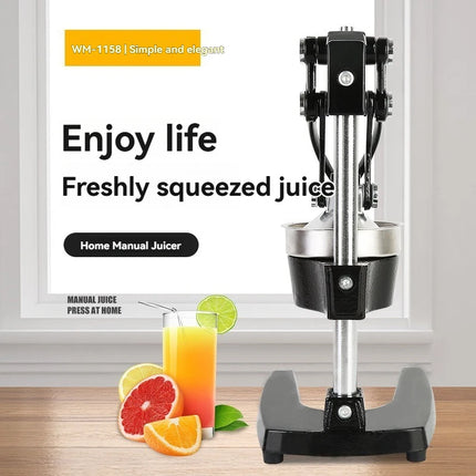 New Household Kitchen Manual Juicer Multifunctional Cast Iron Press Juicer Quick-Release, Easy-to-Clean Stainless Steell