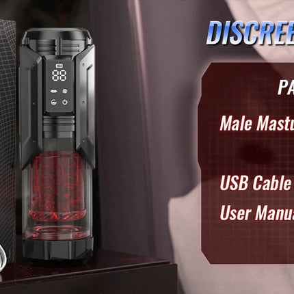 Automatic Male Masturbator 7 Thrusting Rotating Licking Sucking Sex Machines Penis Pump Adult Toys Pocket Pussy Sex Toy for Men