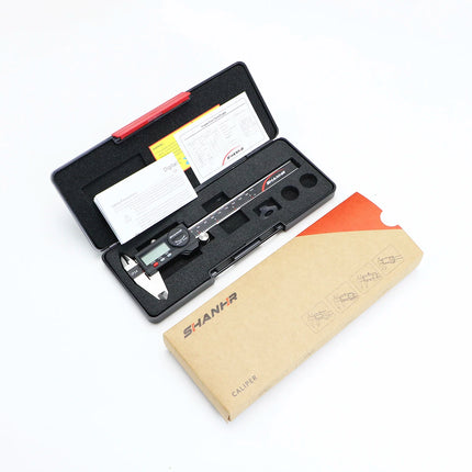 SHANHR 150mm Electronic Digital Caliper Measuring Tool, Digital Caliper Stainless Steel Construction with Large LCD Screen