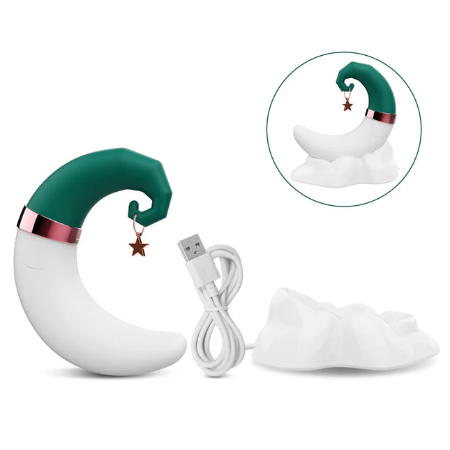 Female Sex Toy Clitoral Sucking Vibrator Female for Women Clit Clitoris Sucker Vacuum Stimulator Toy for Adults Moon Decorate