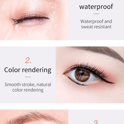 Liquid Eyeliner Pencil 4D Waterproof Mascara Set Cosmetics Eye Liner Thick Curling Mascara Eyebrow Pencil Eyes Makeup