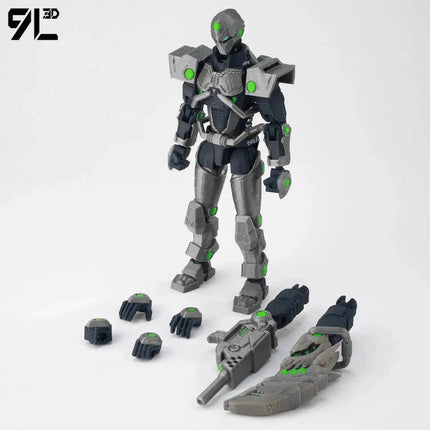 9L3D Lucky13 Dummy13 Reanimator Invinc Action Figure Toy 3D Printed Movable Doll Multi-Jointed Hero Collectible Desktop Ornament