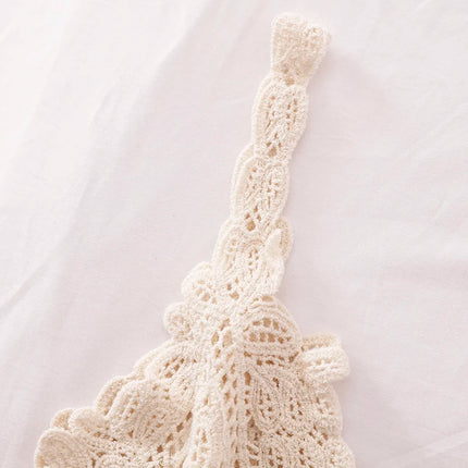 Simple Lace Hollow out Tank Top Women's Korean Sle Summer Outerwear Hoodie ort Sve Commute Sle  Color