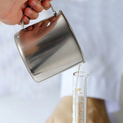New Stainless Steel Laboratory Beaker Graduated 500ml Measuring Cups 1000ml Espresso Mugs Baking kitchen gadgets measuring cups and spoons