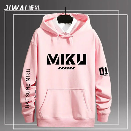 Hatsune Miku New Functional Series Sweater Set Hatsune Miku Peripheral Clothes Male and Female Couples Fleece Hooded Jacket Gift