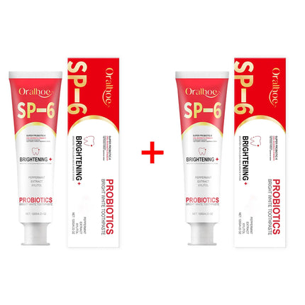 Sp-6 Probiotic Toothpaste Whiten Clean Teeth Remove Stains Oral Care Management Fresh Breath Dental Brightening Toothpaste 120g
