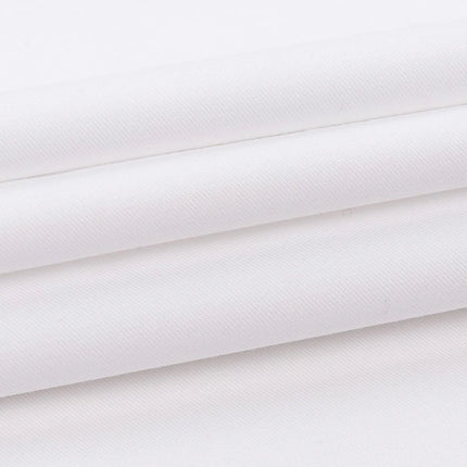 5XL Modal Polyester Fiber White Shirt Men's Long-Sleeved Casual Business Shirt Plus Size Big and Tall Easy Care
