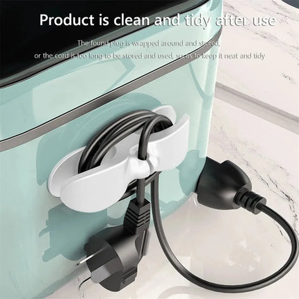 Cord Winder Organizer Kitchen Cord Wrapper Cable Management Clip Holder For Air Fryer Coffee Machine Fixer Data Line Fixed Clip