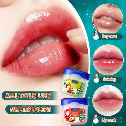 [SADPER] Christmas Gift Box Lip Balm Durable Moisturizer, Christmas Women's Gift Nourishing Lipstick 4PCS/box Lip Makeup Set