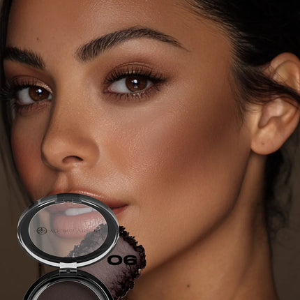 Waterproof Contouring Powder Palette Matte Finishing Bronzer Hairline Modify Nose Shadow Buildable Coverage for All Skin Tones