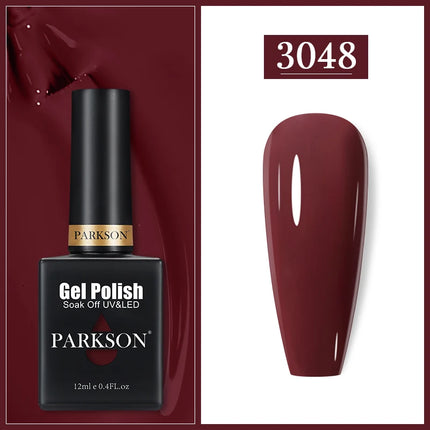Parkson 12ML Nail Gel Polish HEMA TPO FREE Full Coverage 279 Color Gel Pigment Professional Nail Art Long Lasting Gel Varnish