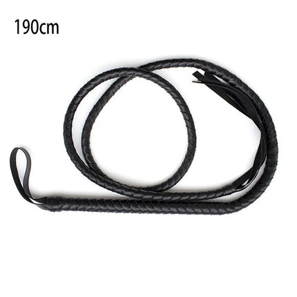 Sex Toy 2M black bullwhip fetish Long Whip Sexy snakewhip SM Tools Whip Role-play Whip BDSM Adult Game 200CM Flirt Toys