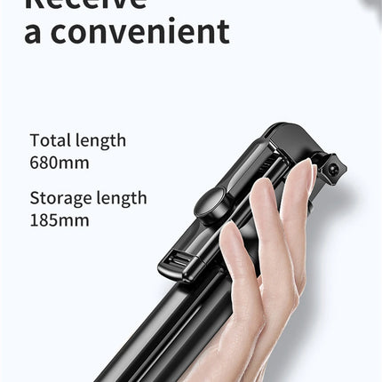 New Wireless Bluetooth Selfie Stick Mobile Phone Holder Retractable Portable Multifunctional Tripod With Wireless Remote Shutter