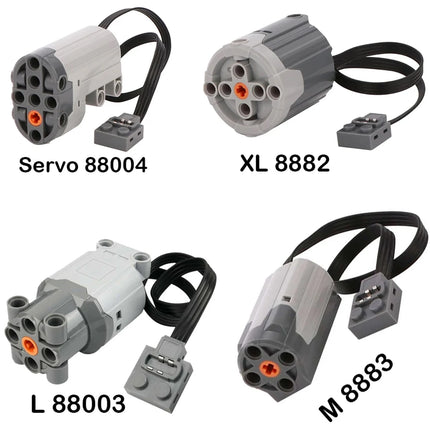 Power Functions M L XL Motor Servo Motor Technical Part 8882 8883 88003 88004 MOC Building Block Toy Compatible with legoeds Car