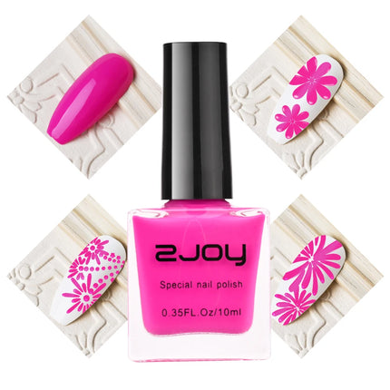 10ml 30 Colors Nail Art Stamping Polish Semi-permanent Varnish Printing Stamp for Nails Polishes Lacquer Top Coat Gel Polish
