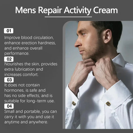 50ml XBS Men's Ointment Private Part Massage Essential Oil for Male Exercise Private Care Ointment for Male Workout