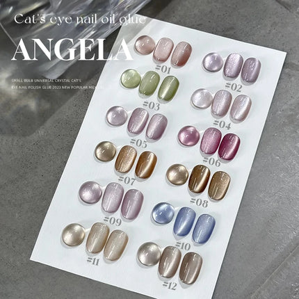 WS 10ML Pink Cat Eye Gel Nail Polish Ceramic Magnetic Gel UV Semi-permanent Enamels Varnish Nail Supplies For Professionals Gel