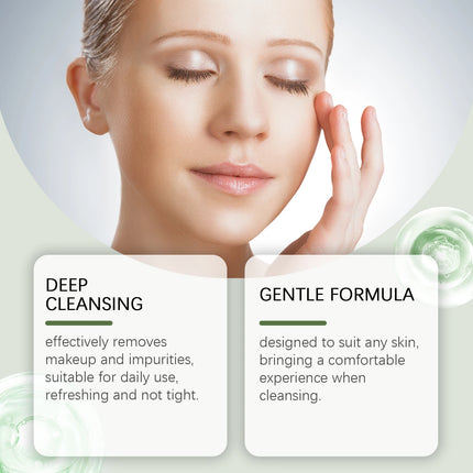Gentle Soothing Cleansing Oil: Gently Removes Makeup, Soothes and Cleanses Facial, Eye & Lip Areas, Leaves Skin Clear