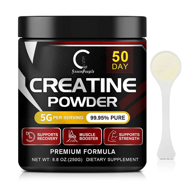 Creatine Monohydrate for Women and Men for Improve Performance and Strength, Support Muscle Growth and Workout Recovery