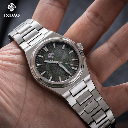 IX&DAO 2025 New Warrior 37mm Men's Automatic Mechanical Watch Miyota 9015 Top Sapphire BGW-9 Stainless Steel Waterproof 10Bar