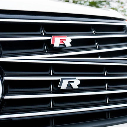 Metal Car Front Grille Emblem for Volkswagen Polo Golf Jetta Beetle Tiguan Touran Passat Trunk Fender Badge Stickers Accessories