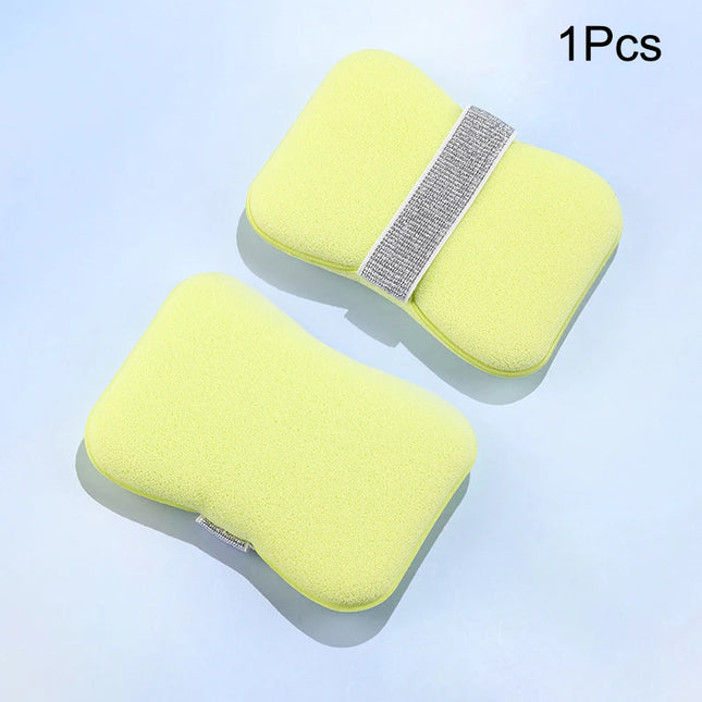 Bath Sponge Face Wash 2-in-1 Soap Bag Soft Clean Puff Reusable Makeup Remover Exfoliating Pads For Daily Cleansing Skin Care