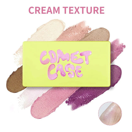  8-Color Eyebrow Cream Blush Curve Case Cream Cosmetics Palette Matte Shimmer Finishes Shadow Tones Long-Lasting Cosmetics