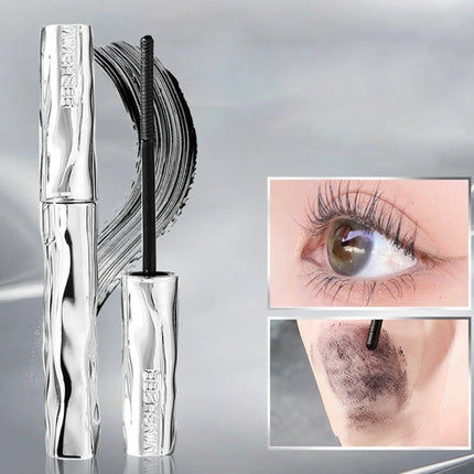 Iron Wand Mascara,Metal Mascara Wand, Curling Metal Rods Mascaras Black, Waterproof Natural Length Slender Building