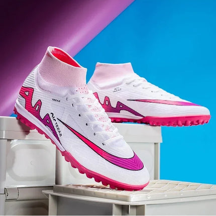 Men Football Shoes TF/FG Society Cleats Indoor Soccer Shoes Professional Football Field Boots Fast Unisex Sneaker Top Quality