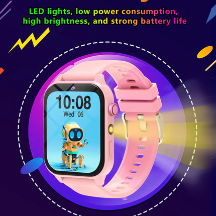 2025 New Smart Watch For Children HD Touch Screen Camera 18 Games Sleep Monitoring Alarm Clock Calculator Birthday Gift Boy Girl