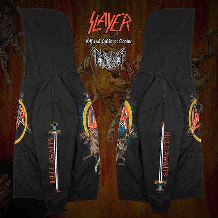 Slayer Pullover Hoody Hell Awaits &Show No Mercy Men Women Oversized Hoodies Heavy Metal Band Sweatshirts Female Male Clothing