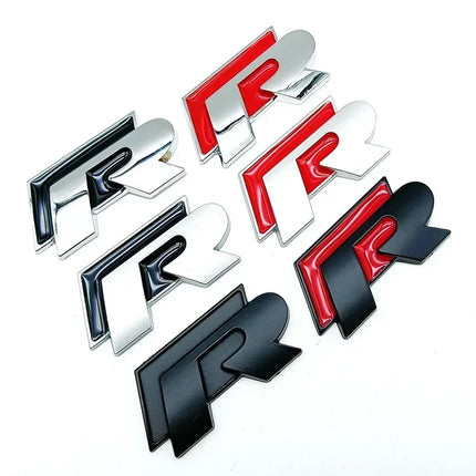 Metal Car Front Grille Emblem for Volkswagen Polo Golf Jetta Beetle Tiguan Touran Passat Trunk Fender Badge Stickers Accessories