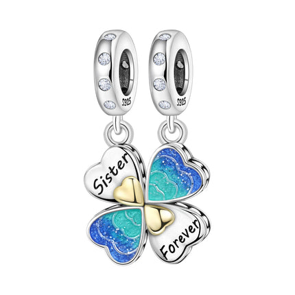 S925 Sterling Silver Charm Bead Angel Prayer Travel Memorial Pendant Fine Birthday Gift Fit Bangle Bracelet Necklace DIY Jewelry