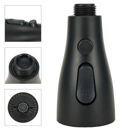 For 1/2" Connection Kitchen Pull Out Faucet Sprayer Nozzle 3 Modes ABS Water Saving Bathroom Basin Sink Shower Spray Head