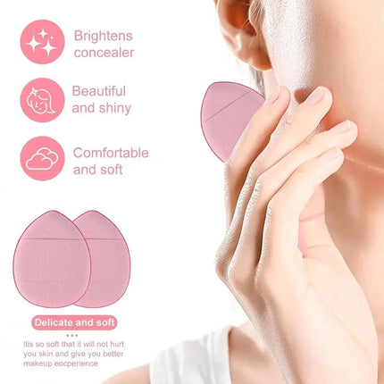 50Pcs Makeup Sponge Powder Puff Beauty Sponge for Make Up Concealer Liquid Foundation Face Cosmetic Puff Makeup Tools