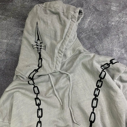 Kurapika Graphic Hoodies Grunge Streetwear Sweatshirt Tops Oversized Hoodie Gothic Harajuku Hunter × Hunter Y2k Gym Men Clothing