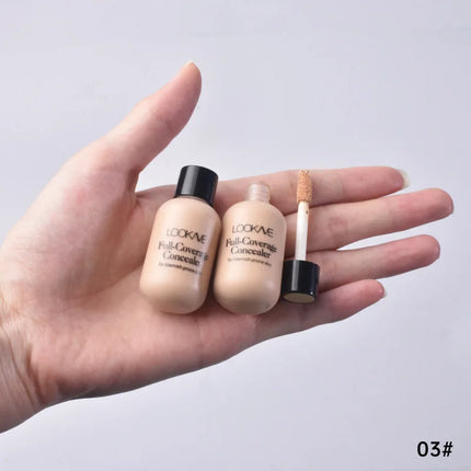 Waterproof Liquid Concealer Foundation Cream Lasting Full Coverage Acne Spot Dark Circles Concealer Cream Face Makeup Cosmetic
