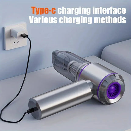 New Portable Handheld Vacuum 30000Pa Cordless Car Vacuum Cleaner With Brushless Motor 4 In 1 For Keyboard, Home, Pet And Car
