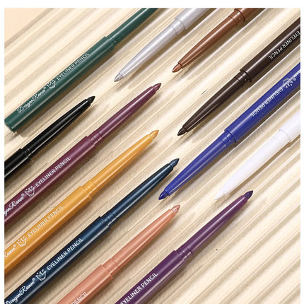 Eyeliner Pen Is Waterproof, Sweat-Proof, Does Not Smudge, Easy for Beginners to Use, Green, Purple, Black, Long-Lasting, Non-Fading Eyeliner Pen